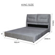 Bed - SLV15 - Queen Size Easy Clean Fabric